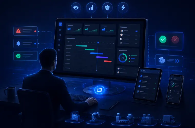 Analytics dashboard for reports, statistics and management insight